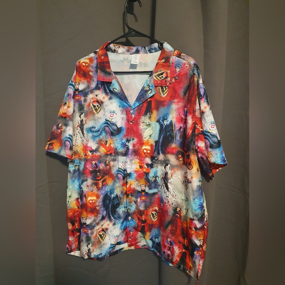 Vibrant Graphic Print Men's Casual Shirt